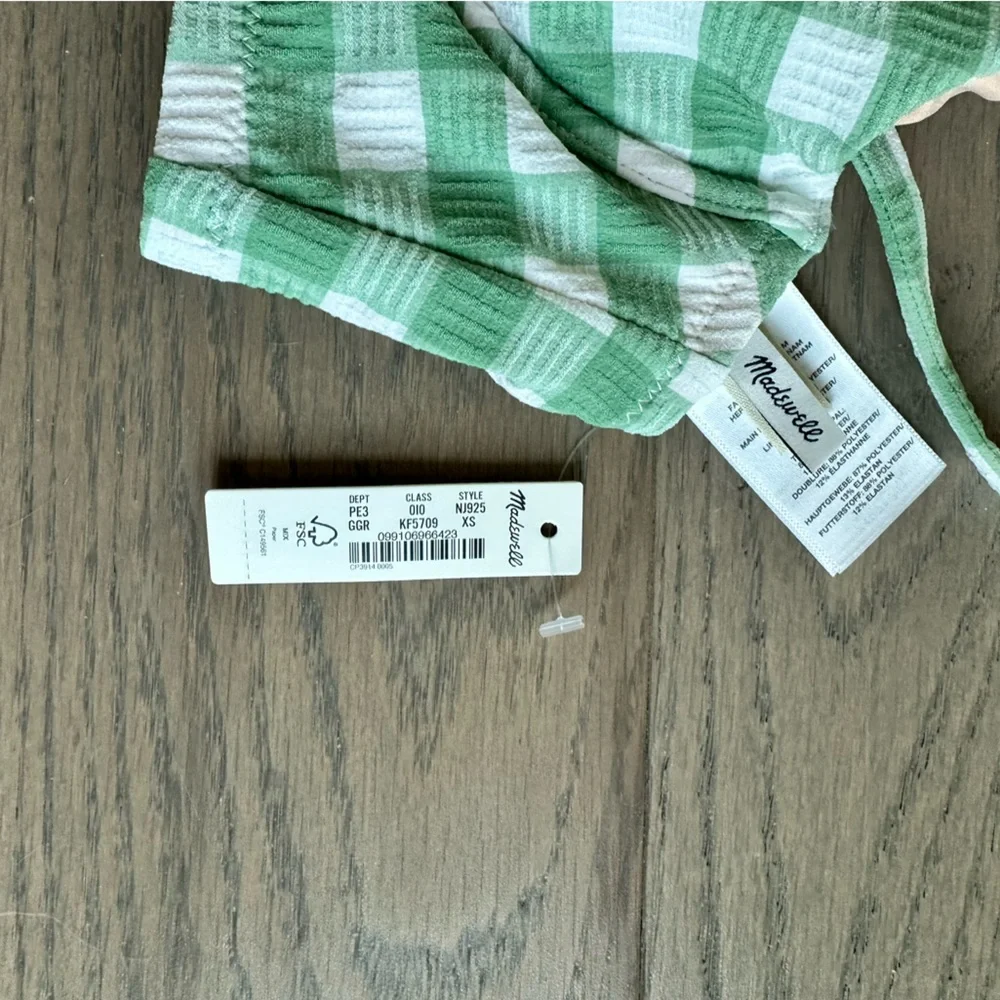 ✨ NWT ✨ Madewell Classic Contrast Bikini Set - Picture 8 of 8